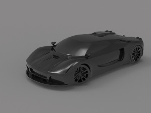 Car Ferrari Velocita READY TO PRINT MODEL 3D 打印模型