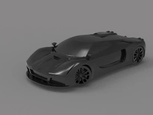 Car Ferrari Velocita READY TO PRINT MODEL 3D Print Model