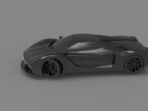 Car Ferrari Velocita READY TO PRINT MODEL 3D Print Model