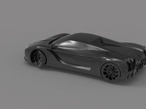 Car Ferrari Velocita READY TO PRINT MODEL 3D 打印模型