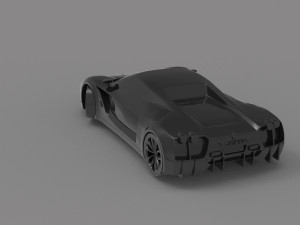 Car Ferrari Velocita READY TO PRINT MODEL 3D 打印模型