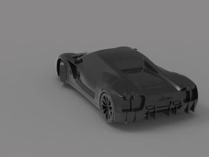 Car Ferrari Velocita READY TO PRINT MODEL 3D Print Model