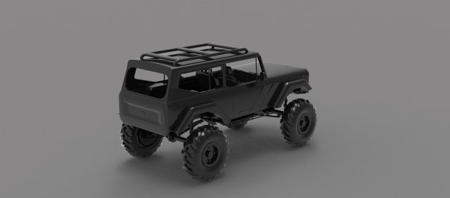 Car Martin Scout II READY TO PRINT MODEL 3D 打印模型 .c4d .max .obj .3ds .fbx .stl .blend 