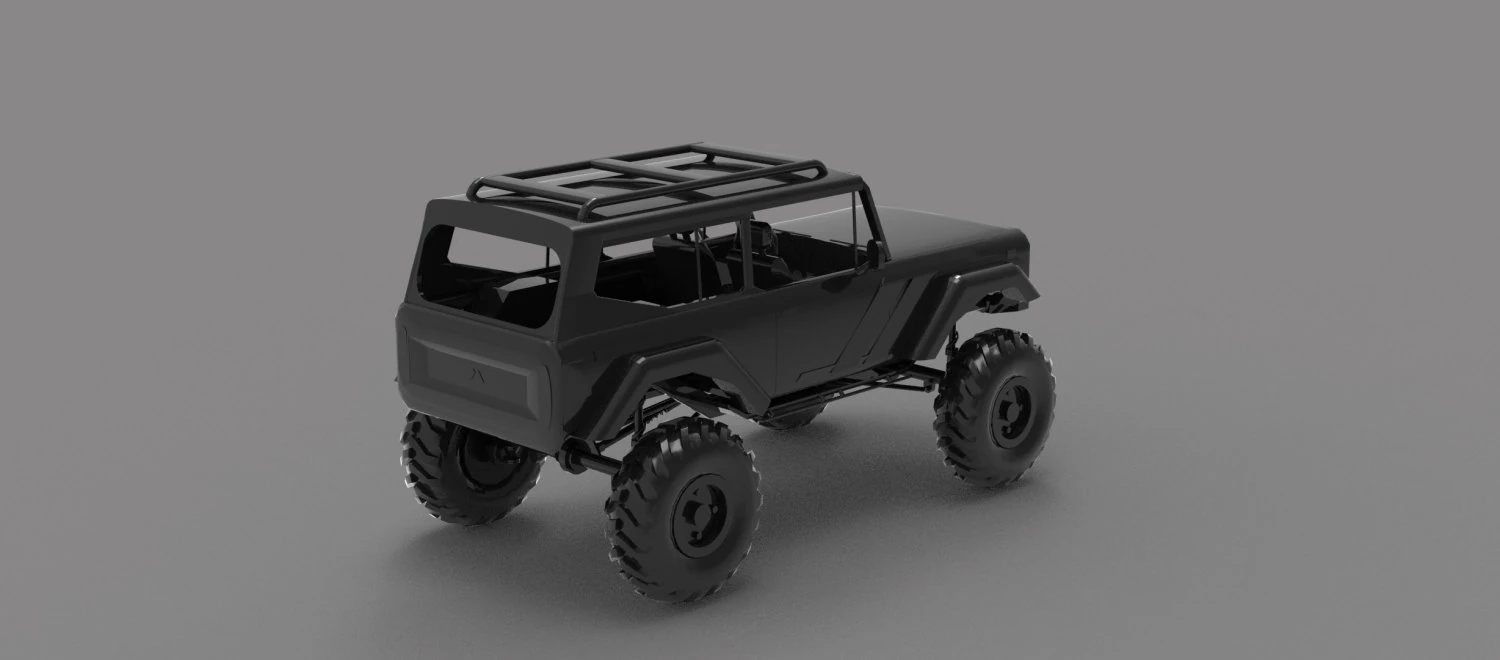 Car Martin Scout II READY TO PRINT MODEL 3D Print Model .c4d .max .obj .3ds .fbx .stl .blend 
