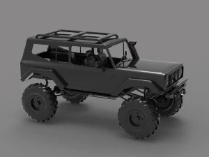 Car Martin Scout II READY TO PRINT MODEL 3D Print Model