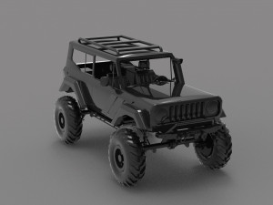 Car Martin Scout II READY TO PRINT MODEL 3D 打印模型