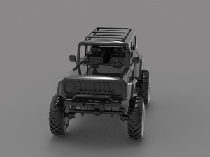 Car Martin Scout II READY TO PRINT MODEL 3D 打印模型