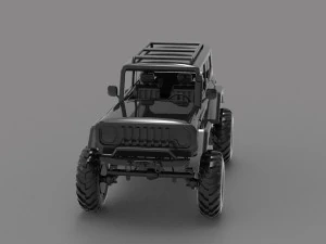 Car Martin Scout II READY TO PRINT MODEL 3D Print Model