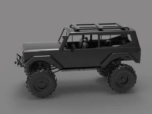 Car Martin Scout II READY TO PRINT MODEL 3D Print Model