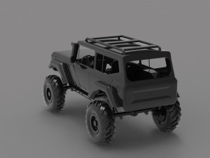 Car Martin Scout II READY TO PRINT MODEL 3D 打印模型