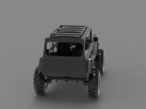 Car Martin Scout II READY TO PRINT MODEL 3D 打印模型