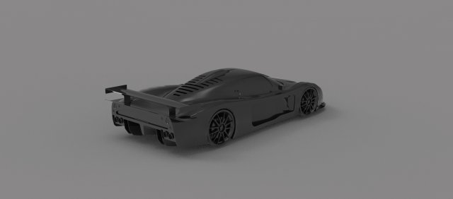 Car Maserati MC12 READY TO PRINT MODEL 3D Print Model .c4d .max .obj .3ds .fbx .stl .blend 