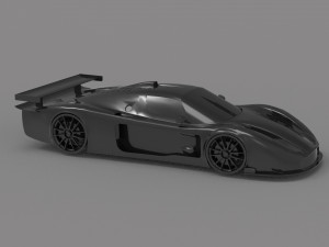 Car Maserati MC12 READY TO PRINT MODEL 3D Print Model