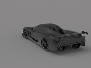 Car Maserati MC12 READY TO PRINT MODEL 3D Print Model