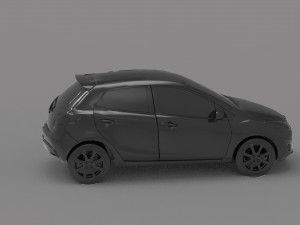 Car Mazda 2 READY TO PRINT MODEL 3D Print Model