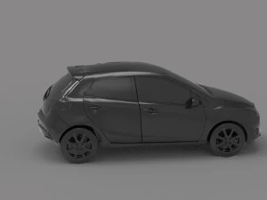 Car Mazda 2 READY TO PRINT MODEL 3D Print Model