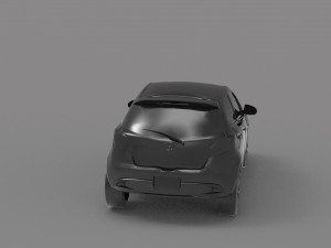 Car Mazda 2 READY TO PRINT MODEL 3D Print Model