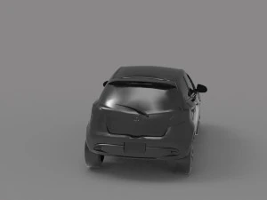 Car Mazda 2 READY TO PRINT MODEL 3D Print Model