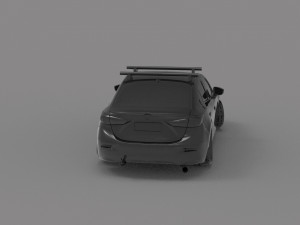 Car Mazda 3 racing READY TO PRINT MODEL 3D 프린트 모델