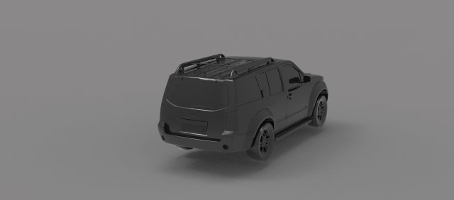 Car nissan navara READY TO PRINT MODEL Model do druku 3D .c4d .max .obj .3ds .fbx .stl .blend 