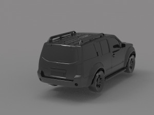 Car nissan navara READY TO PRINT MODEL Modelo de Impressão 3D
