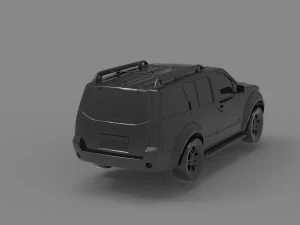 Auto Nissan Navara MODELLO PRONTO PER LA STAMPA Modello di stampa 3D