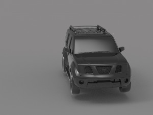Car nissan navara READY TO PRINT MODEL Model do druku 3D