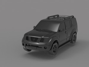 Car nissan navara READY TO PRINT MODEL Model do druku 3D