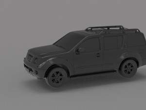 Car nissan navara READY TO PRINT MODEL Model do druku 3D