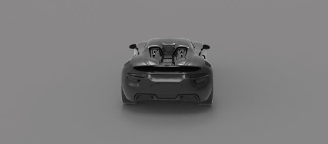 Car Porsche 918 type R READY TO PRINT MODEL 3D 打印模型 .c4d .max .obj .3ds .fbx .stl .blend 
