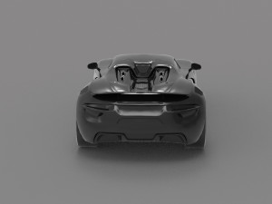 Car Porsche 918 type R READY TO PRINT MODEL 3D प्रिंट मॉडल