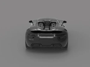 Car Porsche 918 type R READY TO PRINT MODEL 3D Print Model