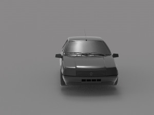 Car Renault Fuego READY TO PRINT MODEL 3D 프린트 모델