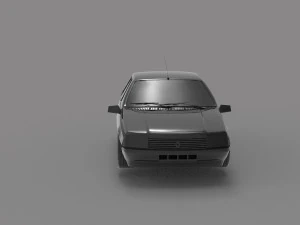 Car Renault Fuego READY TO PRINT MODEL 3D Print Model