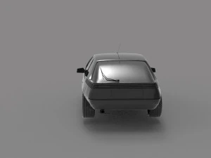 Car Renault Fuego READY TO PRINT MODEL 3D Print Model