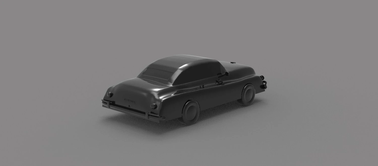 Classic vintage Car READY TO PRINT MODEL 3D Print Model .c4d .max .obj .3ds .fbx .stl .blend 