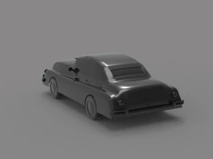 Classic vintage Car READY TO PRINT MODEL 3D Print Model