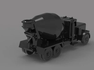 Bau-LKW FERTIG ZUM DRUCKEN MODELL 3D Druckmodell