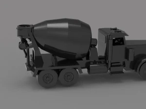 Construction truck READY TO PRINT MODEL 3D Print Model