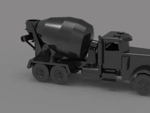 Construction truck READY TO PRINT MODEL 3D Print Model