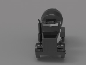 Construction truck READY TO PRINT MODEL 3D Baskı Modeli