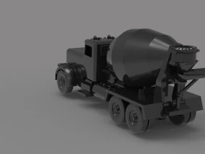 Construction truck READY TO PRINT MODEL 3D Print Model