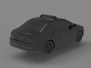 Corolla taxi - MODELLO AUTO PRONTO PER LA STAMPA Modello di stampa 3D