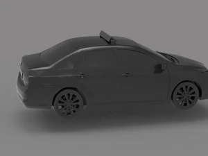 Corolla taxi - Car READY TO PRINT MODEL 3D Print Model