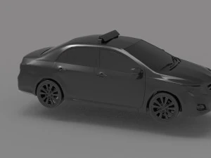 Corolla taxi - Car READY TO PRINT MODEL 3D Print Model