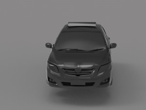 Corolla taxi - Car READY TO PRINT MODEL 3D 打印模型