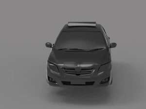 Corolla taxi - Car READY TO PRINT MODEL 3D Print Model