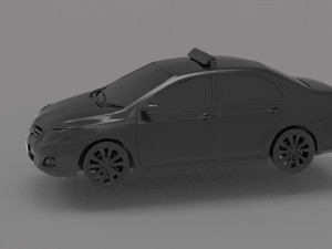 Corolla taxi - Car READY TO PRINT MODEL 3D 打印模型