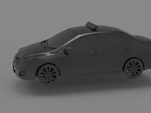 Corolla taxi - Car READY TO PRINT MODEL 3D Print Model