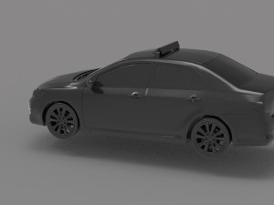 Corolla taxi - Car READY TO PRINT MODEL 3D 打印模型